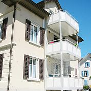 geschlossene Füllung A+G Metallbau Balkonsysteme Balkonerweiterungen Balkonspezialisten