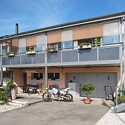 geschlossene Füllung A+G Metallbau Balkonsysteme Balkonerweiterungen Balkonspezialisten