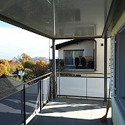 Glasfüllung A+G Metallbau Balkonsysteme Balkonerweiterungen Balkonspezialisten