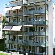 Glasfüllung A+G Metallbau Balkonsysteme Balkonerweiterungen Balkonspezialisten