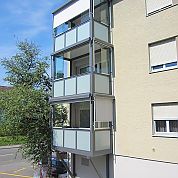 Verglaste Balkone A+G Metallbau Balkonsysteme Balkonerweiterungen Balkonspezialisten