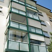Verglaste Balkone A+G Metallbau Balkonsysteme Balkonerweiterungen Balkonspezialisten