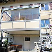 Verglaste Balkone A+G Metallbau Balkonsysteme Balkonerweiterungen Balkonspezialisten