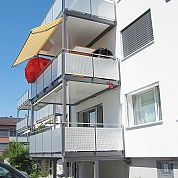 Lochblechfüllung A+G Metallbau Balkonsysteme Balkonerweiterungen Balkonspezialisten