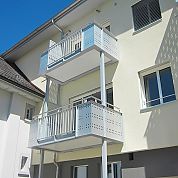 Lochblechfüllung A+G Metallbau Balkonsysteme Balkonerweiterungen Balkonspezialisten