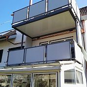 Montage Aluminiumbalkone A+G Metallbau Balkonsysteme Balkonerweiterungen Balkonspezialisten