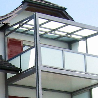 Balkondach A+G Metallbau Balkonsysteme Balkonerweiterungen Balkonspezialisten