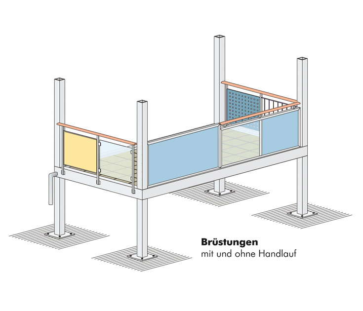 Konstruktion A+G Metallbau Balkonsysteme Balkonerweiterungen Balkonspezialisten